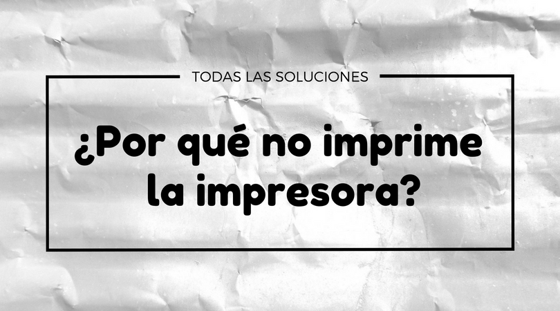🖨️ ¿Por qué no imprime la impresora? - A4toner ❤️