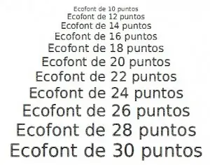 ecofont
