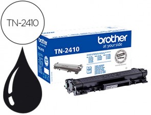 Toner brother tn-2410 para dcp-l2510 / 2530 / 2550 / hl-l2375 negro 1200 pag