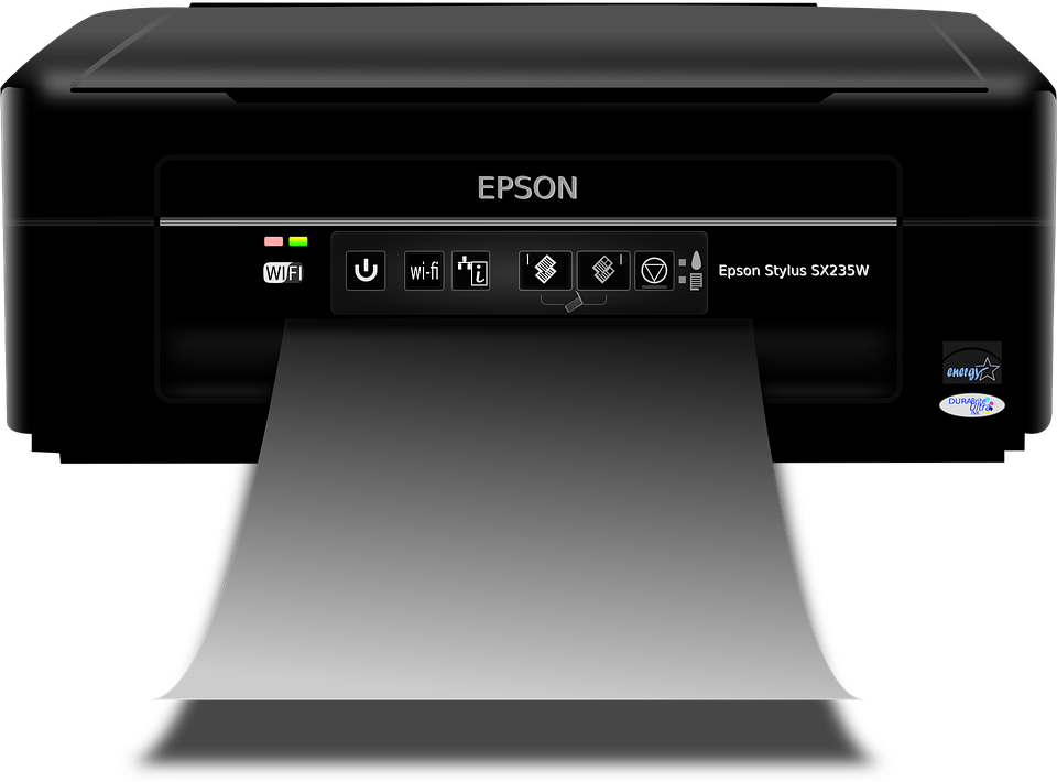 impresora Epson con cartuchos de tinta independientes