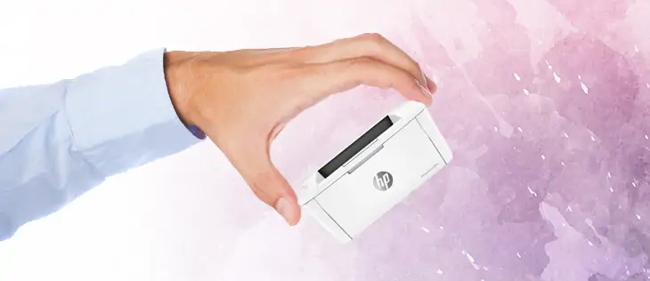 Impresora HP LaserJet Pro M15w pequeña