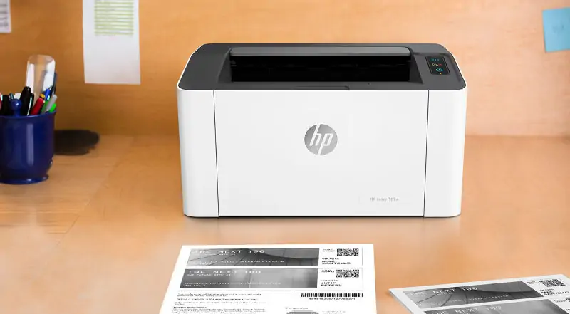 review HP Laser 107w