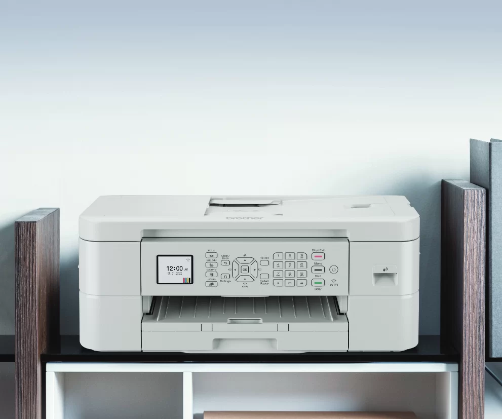 Brother MFC-J1010DW | Análisis y Opiniones 7 MFC J1010DW elegante en la oficina