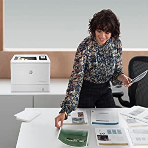 impresora de oficina HP Color LaserJet M554dn