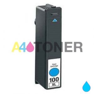  Cartucho de tinta nº 100XL cyan, compatible al cartucho original Lexmark 014N1069E / 014N0900E
