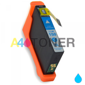  Cartucho de tinta reciclado nº 150XLC, sustituye al cartucho de tinta original lexmark 14N1642