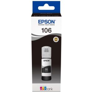 Epson C13T00R140 TINTA NEGRA FOTO 106 ECOTANK