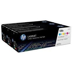 HP Inc CF371AM TONER TRICOLOR ( C Y M) 128A PACK 3