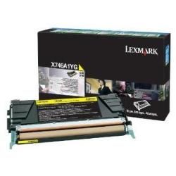 Lexmark X746A1YG X746  X748   TONER AMARILLO RETORN