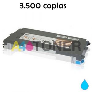 C500 cyan compatible al toner original Lexmark C500H2CG