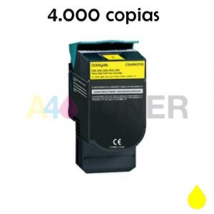  Toner alternativo Lexmark amarillo C544 / X544 / X546 compatible a Lexmark C544X2YG amarillo