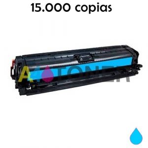  Toner CE271A alternativo, compatible al toner original  HPCE271A ( 650A ) Cyan