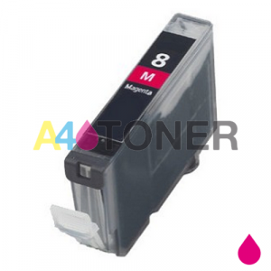  Cartucho de tinta alternativo CLI8 magenta alternativo, compatible al cartucho original Canon 0622B001