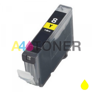  Cartucho de tinta alternativo CLI8 amarillo alternativo, compatible al cartucho original Canon 0623B001