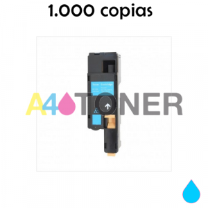  Toner Dell C1660 cyan alternativo, compatible al toner original DELL 593-11129 / 5R6J0