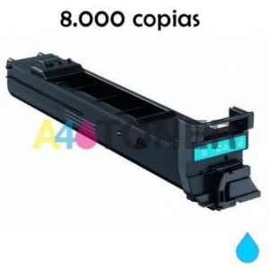  Toner alternativo KM4650C cyan,  sustituye al toner original   A0DK452 Cyan