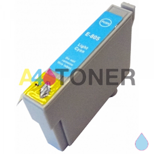  Cartucho de tinta T0805 alternativo, compatible con el cartucho original epson C13T08054010 (colibrí)