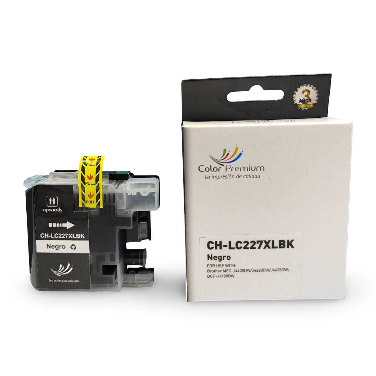 Lot De 8 Cartouches D'Encre Compatibles BROTHER LC223 LC225 LC227 XL - 5 Noires + 1 Cyan, 1 Magenta, 1 Jaune