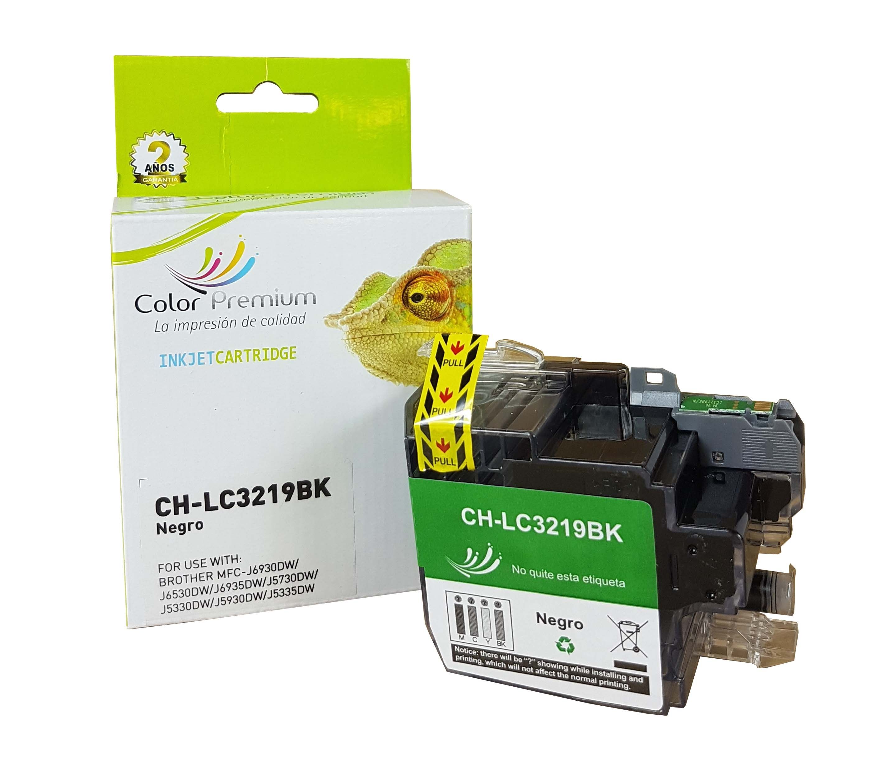 LC3219XL / LC-3219 negro compatible con el cartucho de tinta original Brother  LC 3219 XL